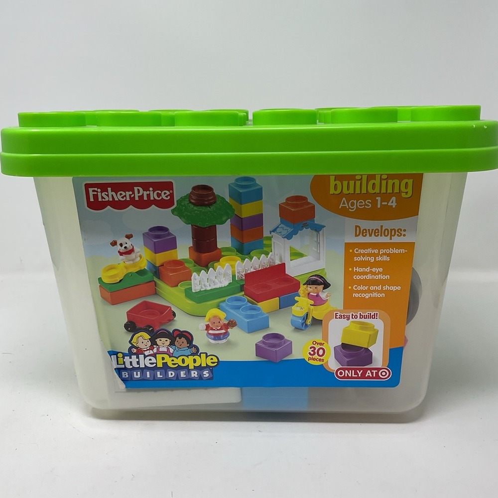 Fisher Price Little People Builders Build N Fun Playground Box Target Toy Blocks